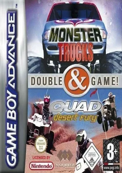 ROM Cover: 2 In 1 - Quad Desert Fury & Monster Trucks (E)