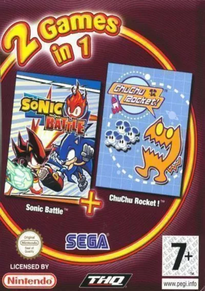 ROM Cover: 2 In 1 - Sonic Battle & ChuChu Rocket! (E)