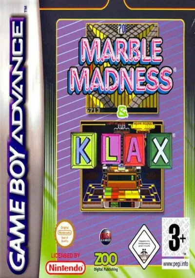 ROM Cover: 2 In 1 - Marble Madness & Klax (sUppLeX)