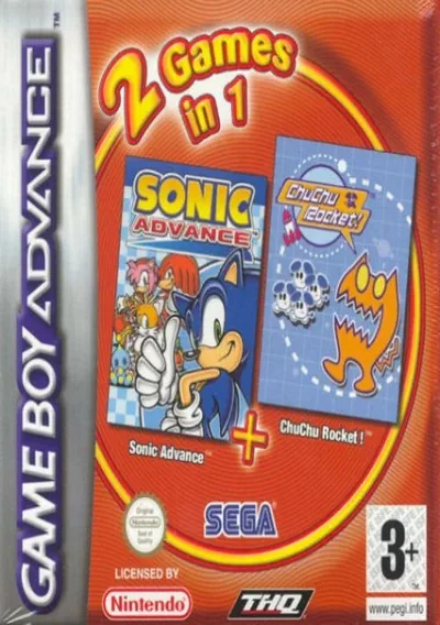 ROM Cover: 2 In 1 - Sonic Advance & Chu Chu Rocket