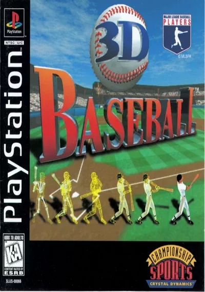 ROM Cover: 3D Baseball