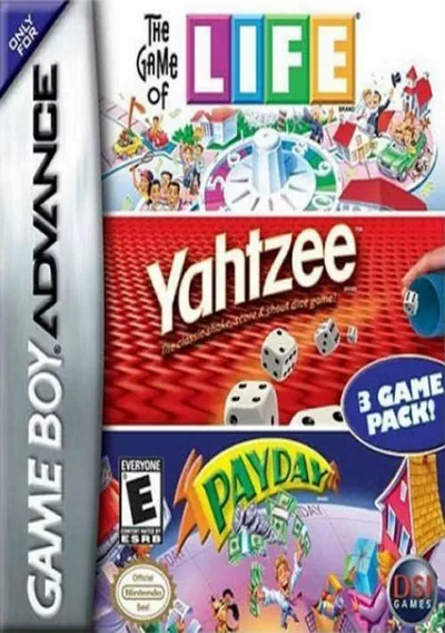 ROM Cover: 3 In 1 - Life Yahtzee Payday GBA