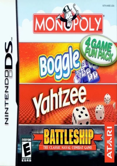 ROM Cover: 4 Game Fun Pack - Monopoly + Boggle + Yahtzee + Battleship