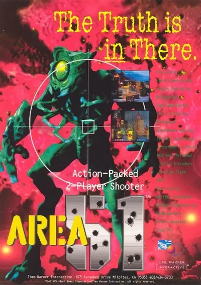 ROM Cover: Area 51 (R3000)