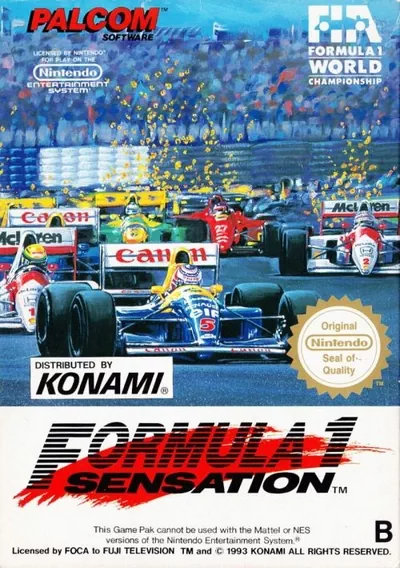 ROM Cover: F-1 Sensation (E)