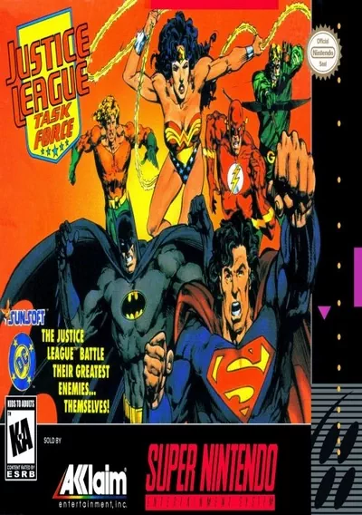 ROM Cover: Justice League Task Force