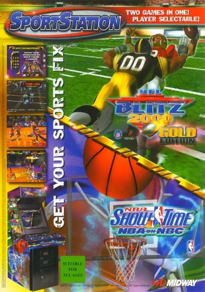 ROM Cover: NFL Blitz 2000 Gold Edition (ver 1.2, Sep 22 1999)