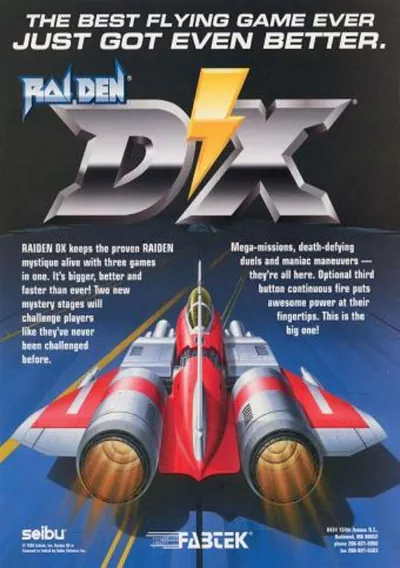 ROM Cover: Raiden DX (UK)