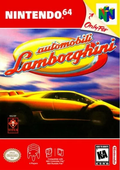 ROM Cover: Automobili Lamborghini (E)