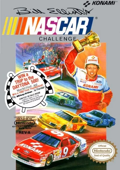 ROM Cover: Bill Elliott's NASCAR Challenge