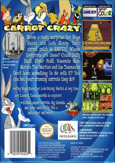 ROM Cover: Bugs Bunny & Lola Bunny - Carrot Crazy