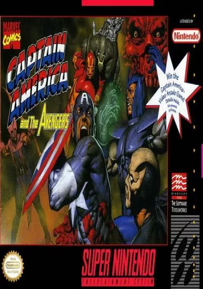 ROM Cover: Captain America & The Avengers (EU)