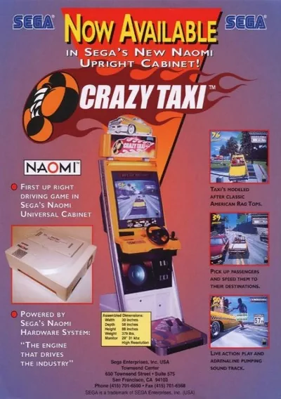 ROM Cover: Crazy Taxi