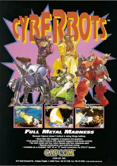 ROM Cover: CYBERBOTS - FULLMETAL MADNESS (EUROPE)