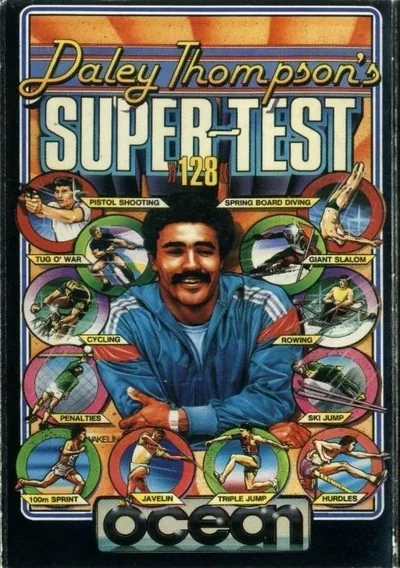 ROM Cover: Daley Thompson's Supertest - Day 1 (1985)(Ocean Software)[Part 1 of 2]