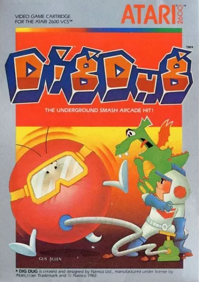 ROM Cover: Dig Dug (1983) (Atari)