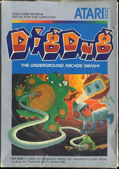 ROM Cover: Dig Dug (1983) (Atari)