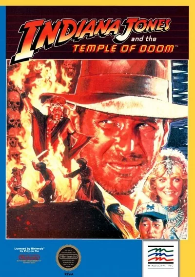 ROM Cover: Indiana Jones And The Temple Of Doom