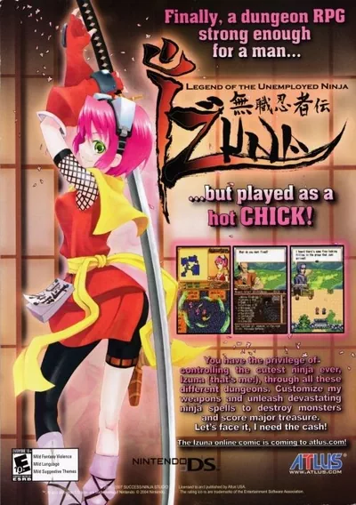 ROM Cover: Izuna - The Legend of the Ninja (E)(GRN)