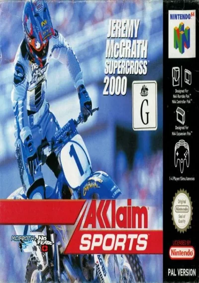 ROM Cover: Jeremy McGrath Supercross 2000