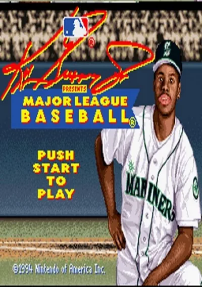 ROM Cover: Ken Griffey Jr. Presents Major League Baseball