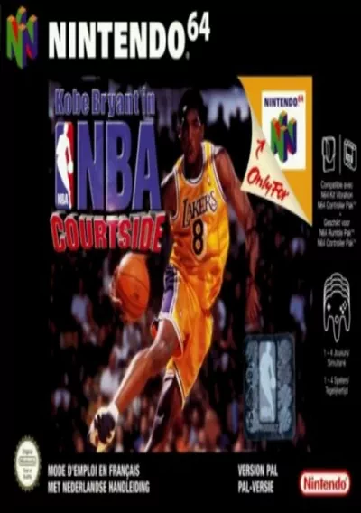 ROM Cover: Kobe Bryant in NBA Courtside (E)