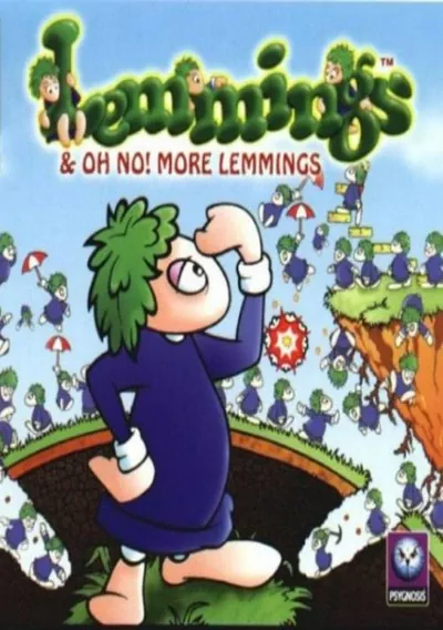 ROM Cover: Lemmings & Oh No! More Lemmings