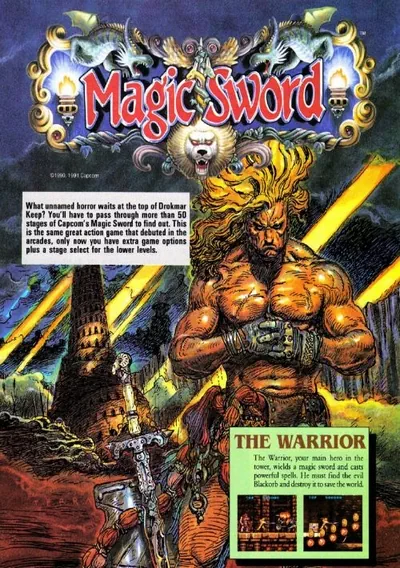 ROM Cover: Magic Sword - Heroic Fantasy (USA) (Clone)