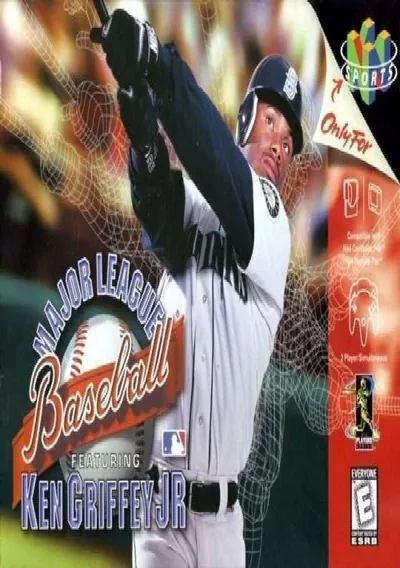 ROM Cover: Major League Baseball Featuring Ken Griffey Jr.