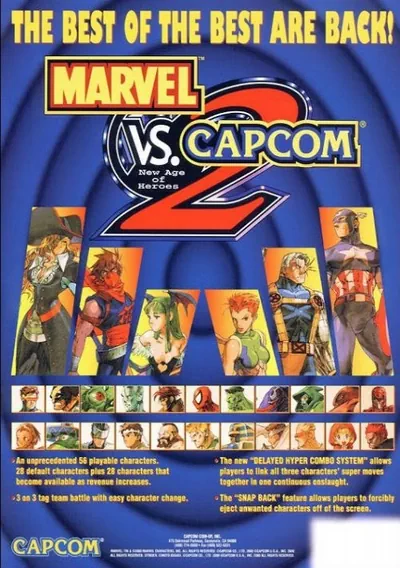 ROM Cover: Marvel vs. Capcom 2