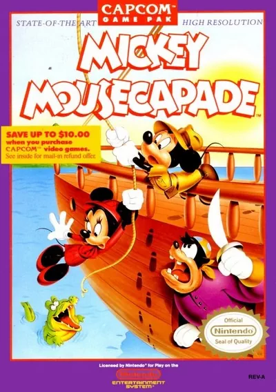 ROM Cover: Mickey Mousecapade