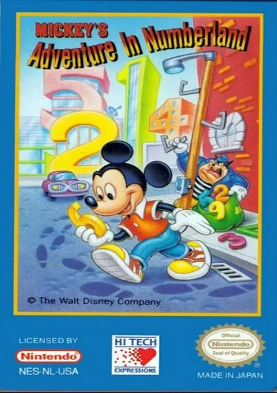 ROM Cover: Mickey's Adventures In Numberland