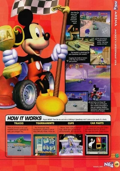 ROM Cover: Mickey's Speedway USA (Europe)