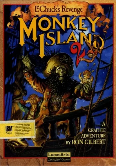 ROM Cover: Monkey Island 2 LeChuck's Revenge (DOS, German) Game