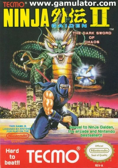 ROM Cover: Ninja Gaiden Episode II - The Dark Sword of Chaos