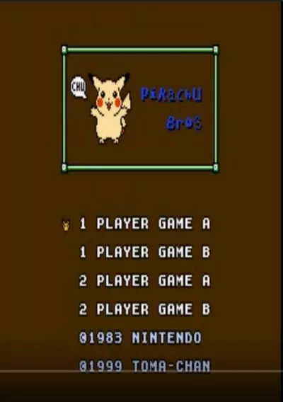 ROM Cover: Pikachu Bros (Mario Bros Hack)