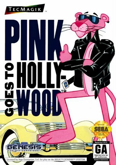 ROM Cover: Pink Panther In Pink Goes To Hollywood