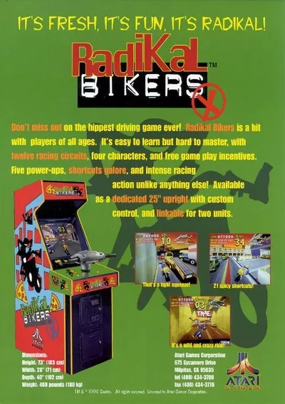 ROM Cover: Radikal Bikers (Version 2.02)