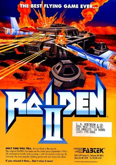 ROM Cover: Raiden II (US, set 1)