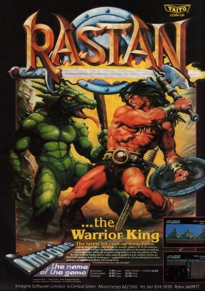 ROM Cover: Rastan (World Rev 1)