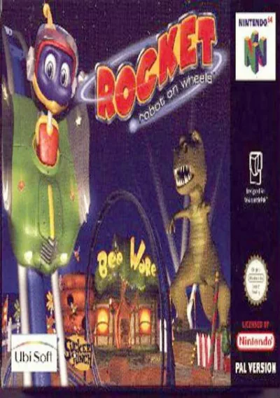 ROM Cover: Rocket - Robot on Wheels (E)