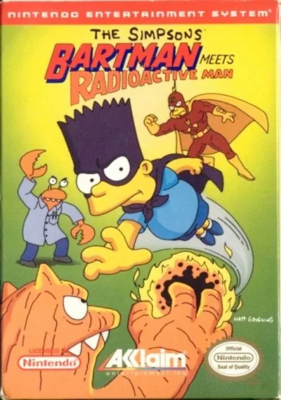 ROM Cover: Simpsons - Bartman Meets Radioactive Man, The