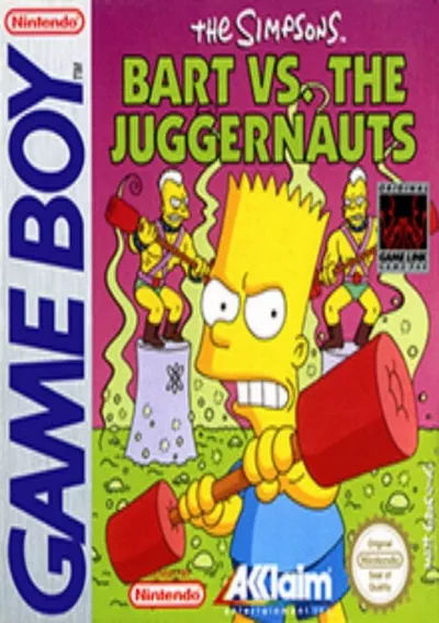 ROM Cover: Simpsons, The - Bart Vs The Juggernauts