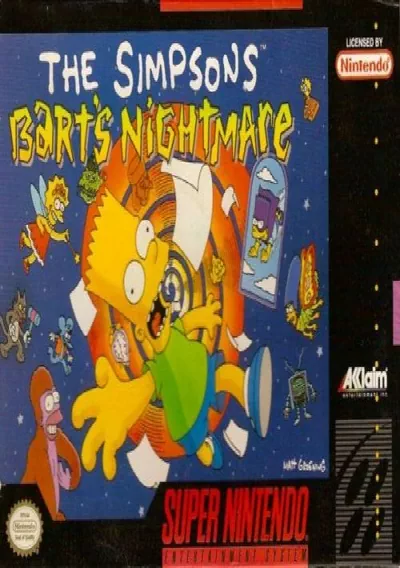 ROM Cover: Simpsons, The - Bart's Nightmare