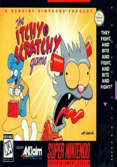 ROM Cover: Simpsons, The - Itchy & Scratchy (EU)