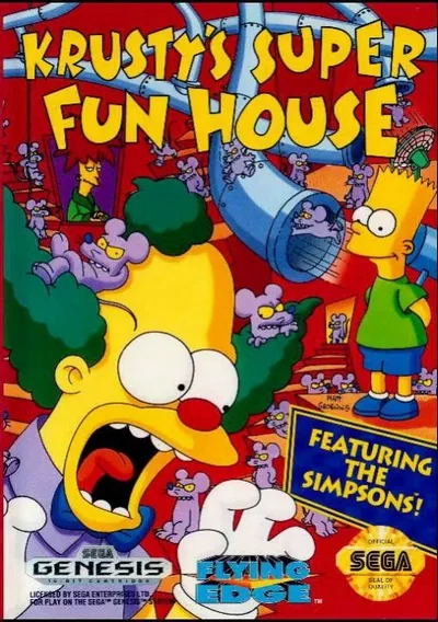 ROM Cover: Simpsons, The - Krusty's World (J)