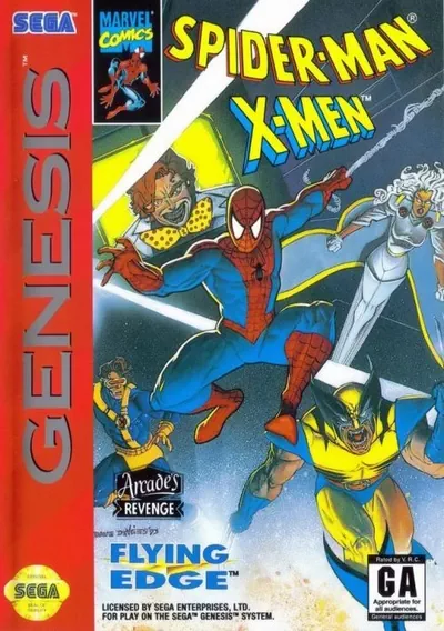 ROM Cover: Spider-Man And X-Men - Arcade's Revenge