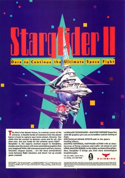 ROM Cover: Starglider 2 (Europe)