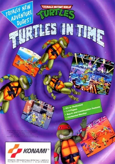 ROM Cover: Teenage Mutant Ninja Turtles - Turtles in Time (4 Players ver UAA)