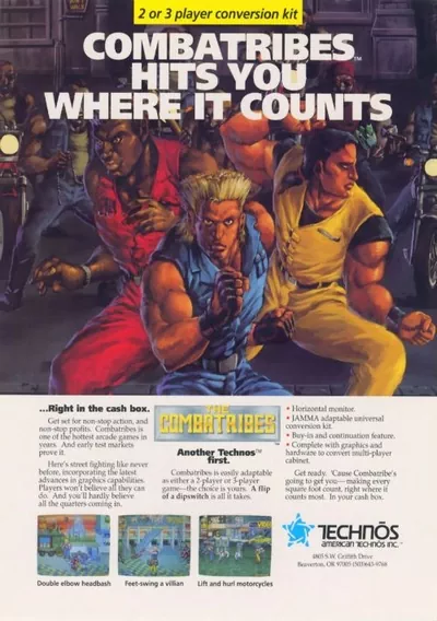 ROM Cover: The Combatribes (US)